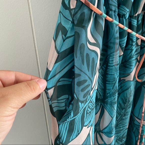 Anthro Farm Rio Ruffled Botanical Maxi Dress - Picture 5 of 7